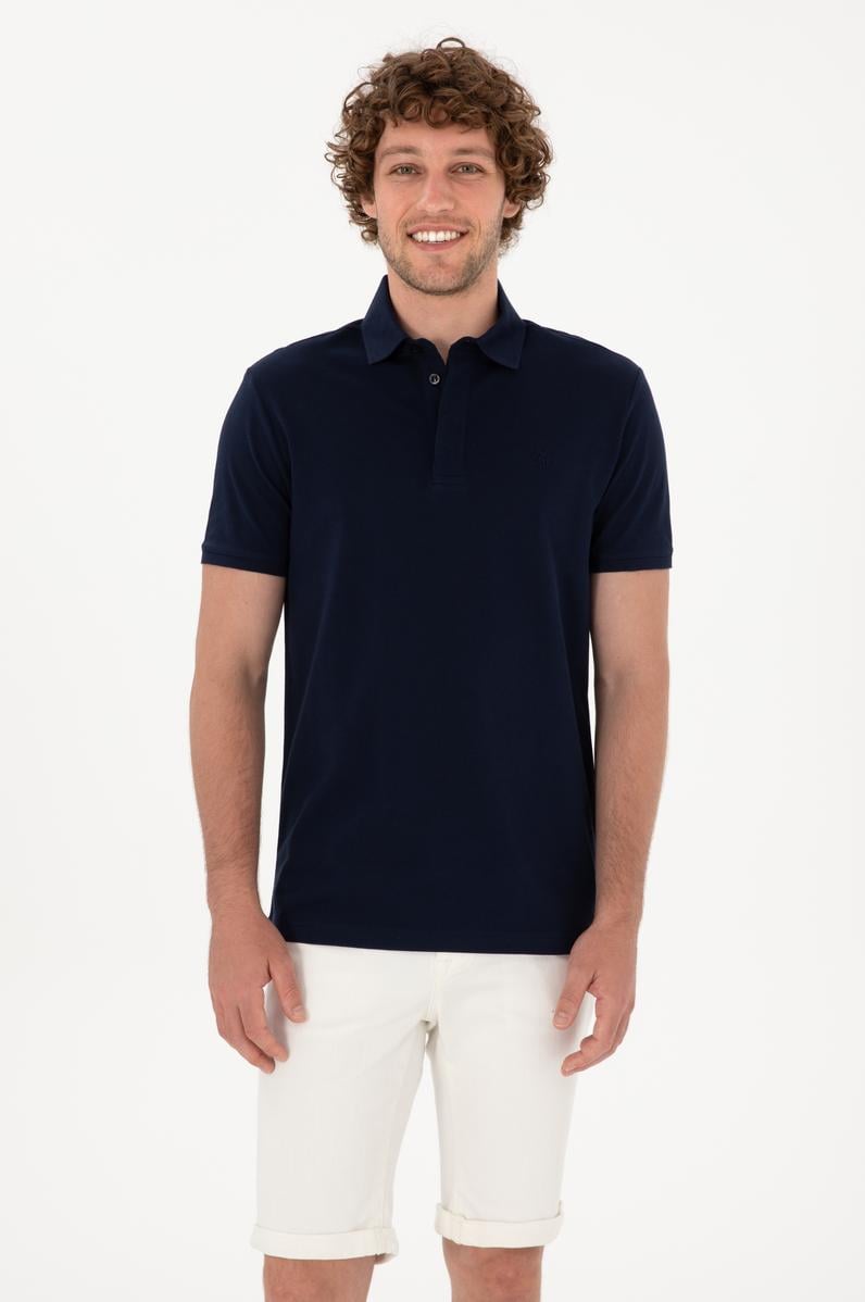 Erkek Lacivert Basic Tişört