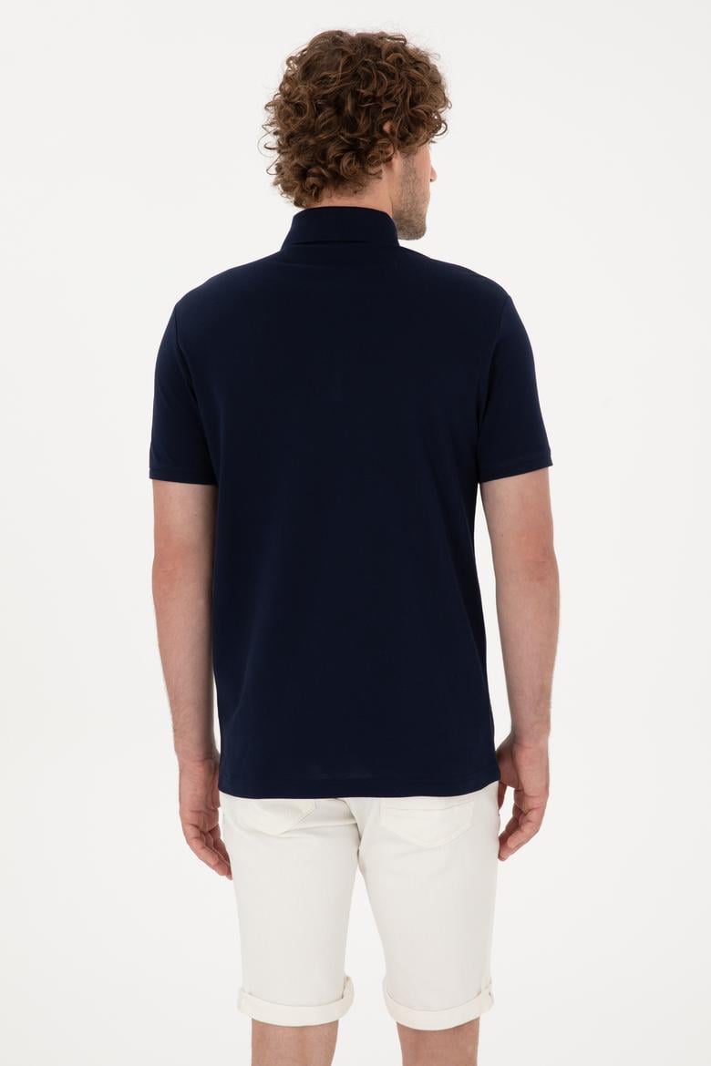 Erkek Lacivert Basic Tişört - 50306015058