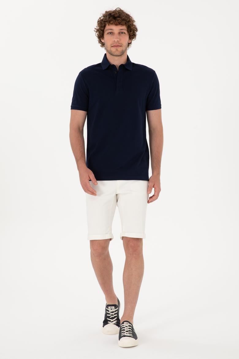 Erkek Lacivert Basic Tişört - 50306015058