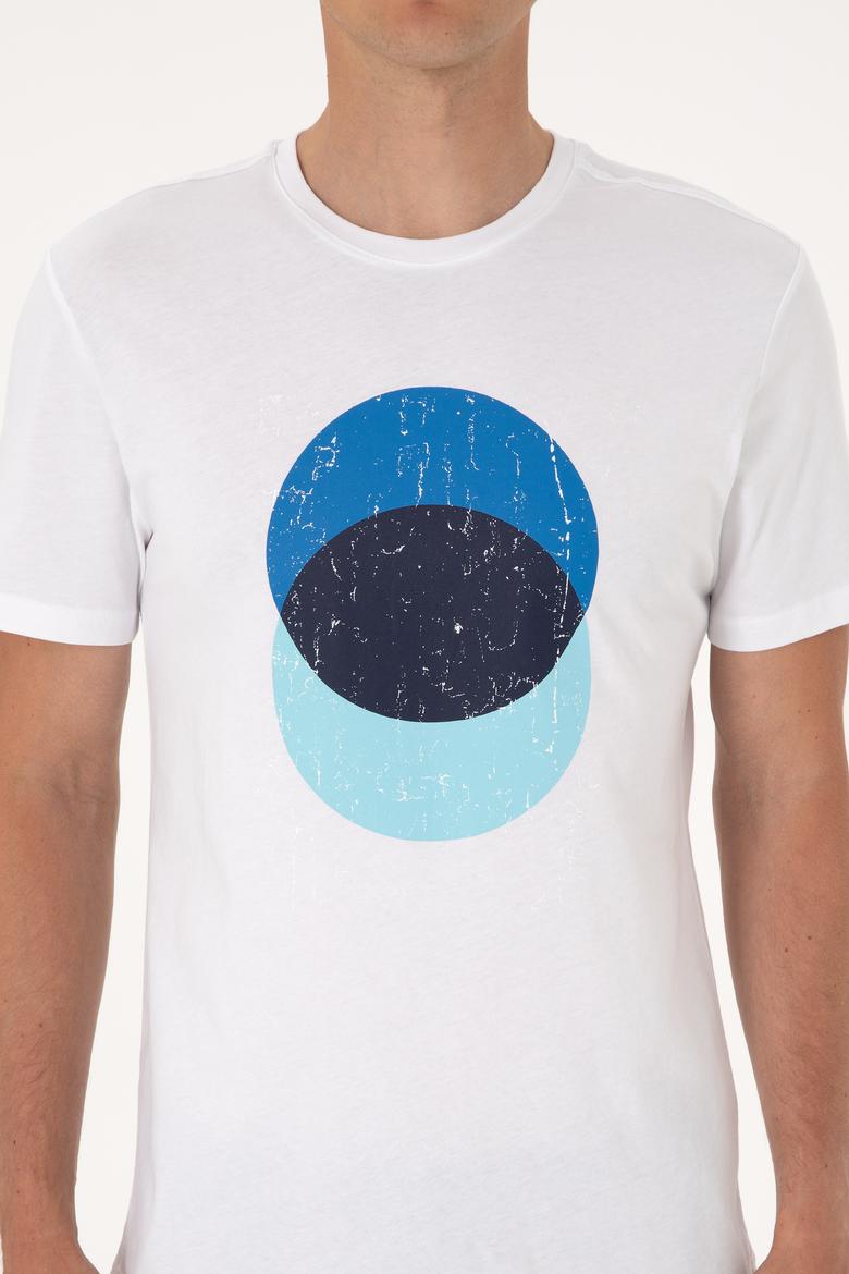 Erkek Beyaz Tişört - 50307352049