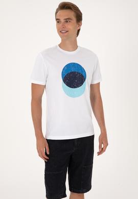 Erkek Beyaz Tişört - 50307352049