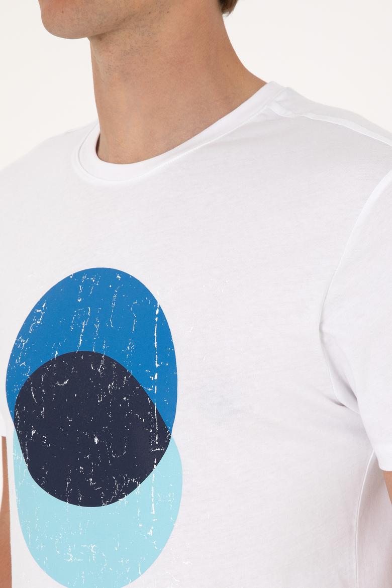 Erkek Beyaz Tişört - 50307352049