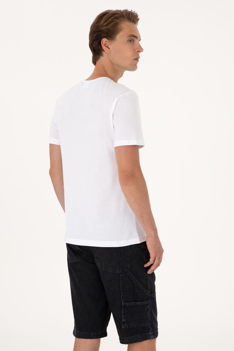 Erkek Beyaz Tişört - 50307352049