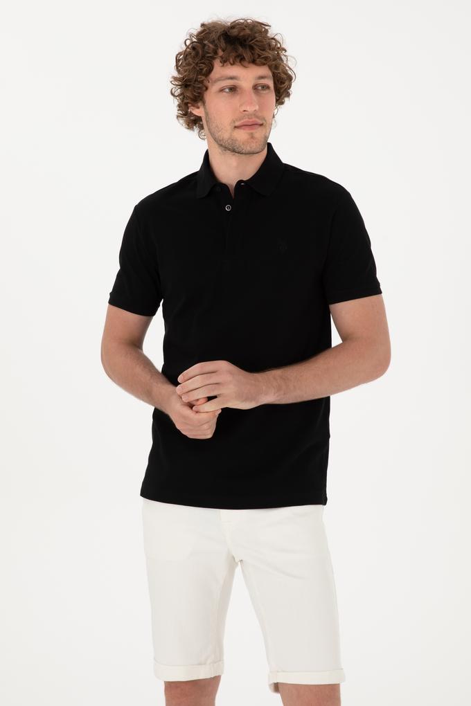 Erkek Siyah Basic Tişört