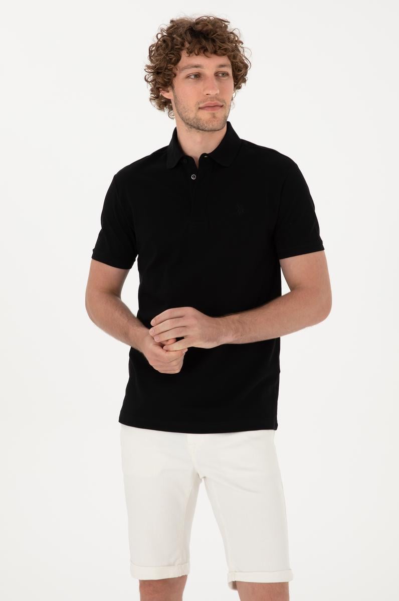 Erkek Siyah Basic Tişört