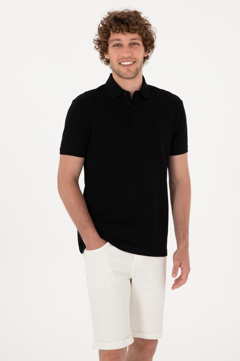 Erkek Siyah Basic Tişört - 50306015048