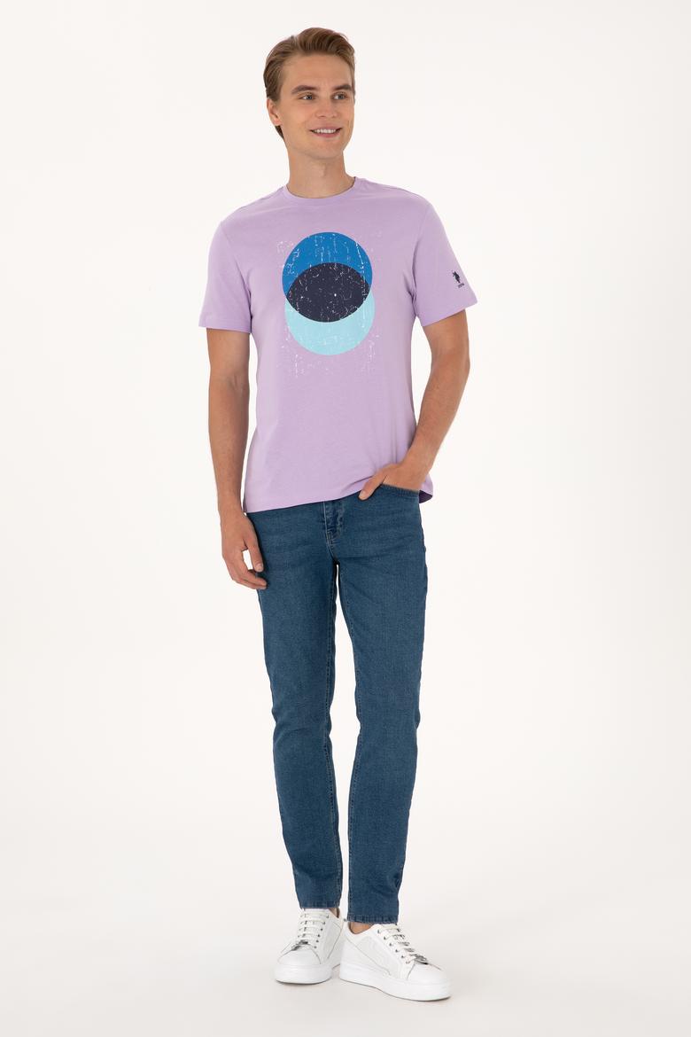 Erkek Lila Tişört - 50307352057