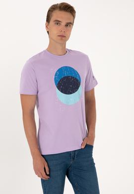 Erkek Lila Tişört - 50307352057
