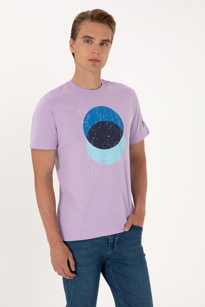 Erkek Lila Tişört