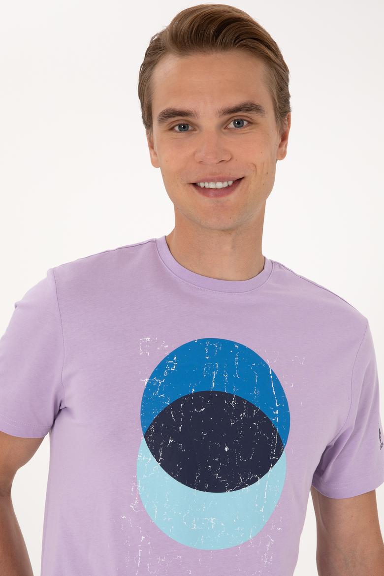 Erkek Lila Tişört - 50307352057