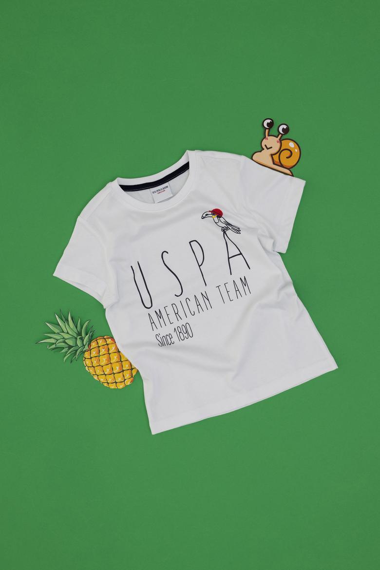 Erkek Çocuk Beyaz Tişört