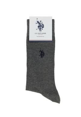 Erkek Gri Melanj Çorap - 50295615022