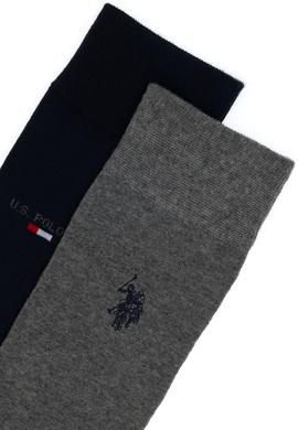 Erkek Gri Melanj Çorap - 50295615022