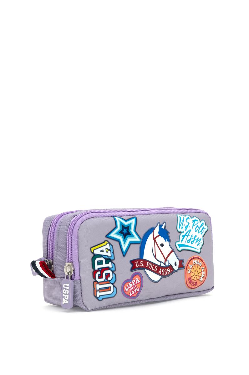 Kız Çocuk Lila Grafik Baskılı Kalemlik