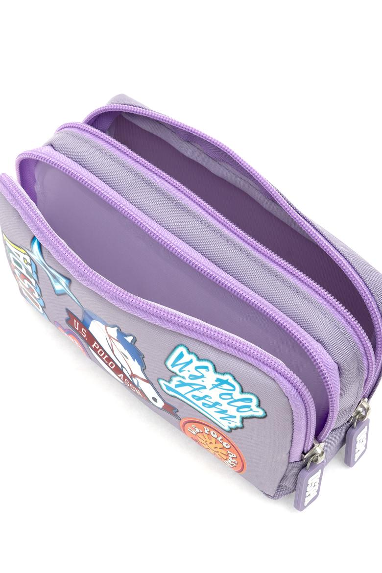 Kız Çocuk Lila Grafik Baskılı Kalemlik - 50315153001