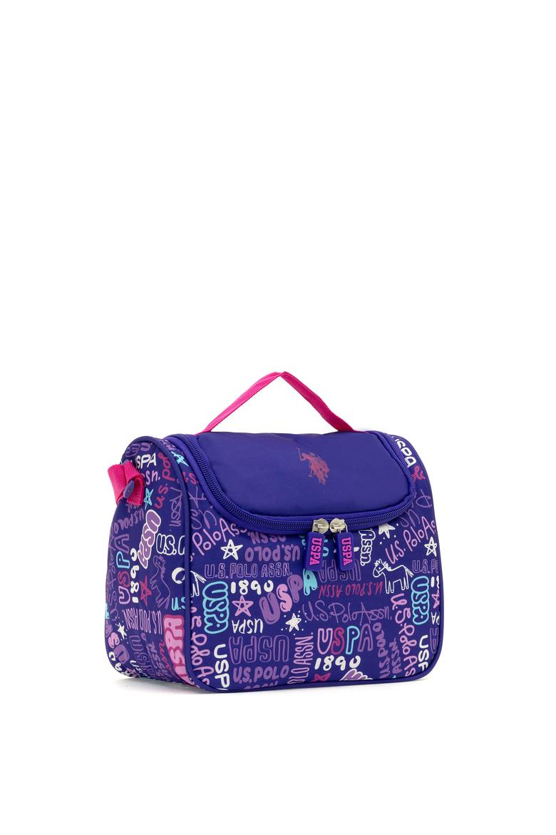 Kız Çocuk Mor Renkli Baskılı Beslenme Çantası - 50315112001