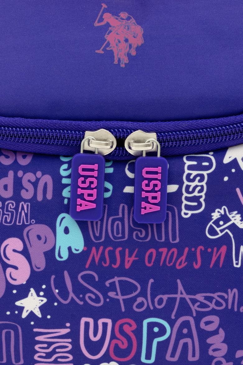 Kız Çocuk Mor Renkli Baskılı Beslenme Çantası - 50315112001