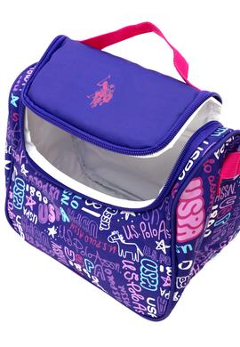 Kız Çocuk Mor Renkli Baskılı Beslenme Çantası - 50315112001