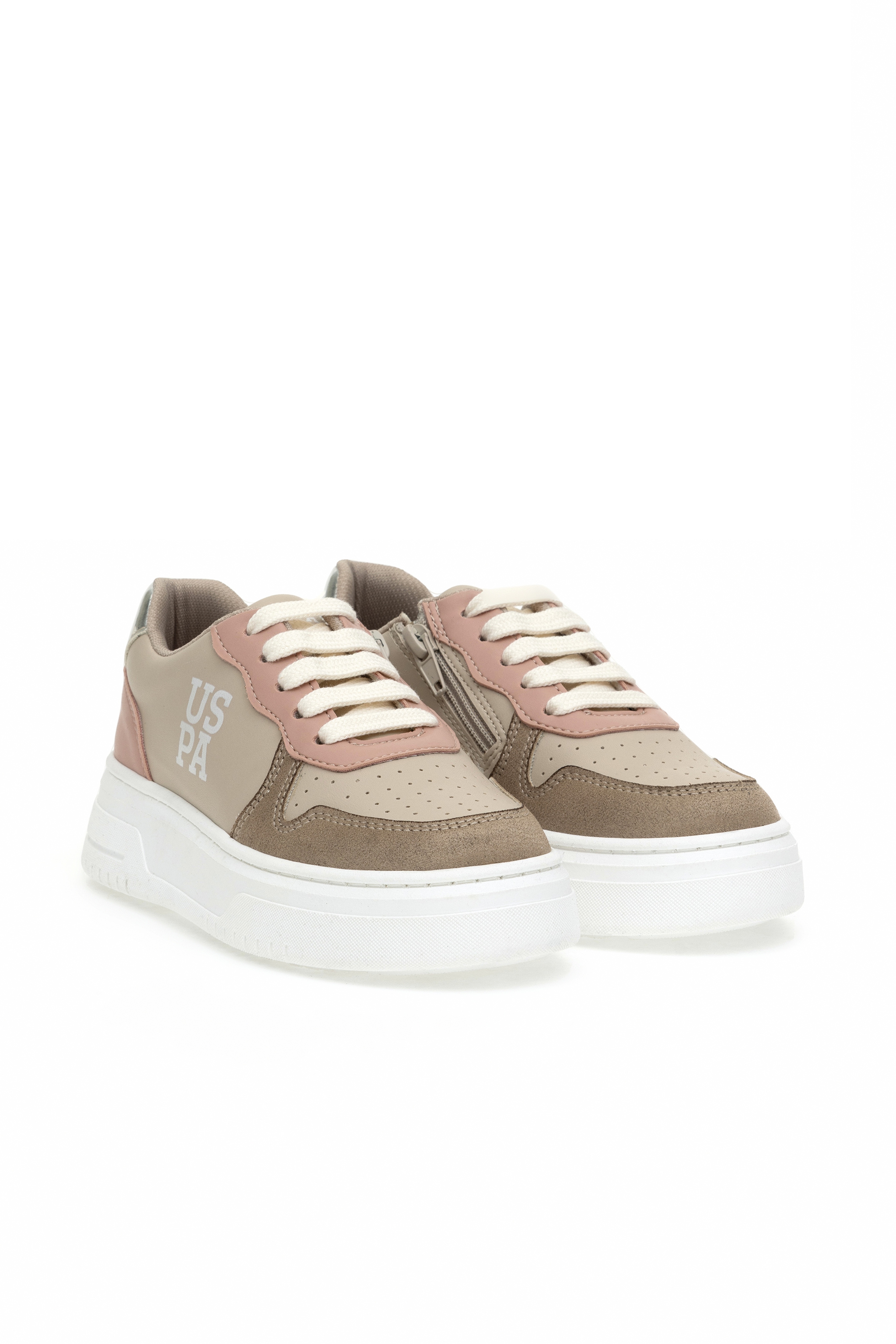 Kız Çocuk Bej Sneaker Ayakkabı - Image 1
