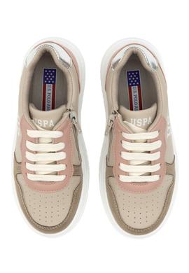 Kız Çocuk Bej Sneaker Ayakkabı - 50315546019