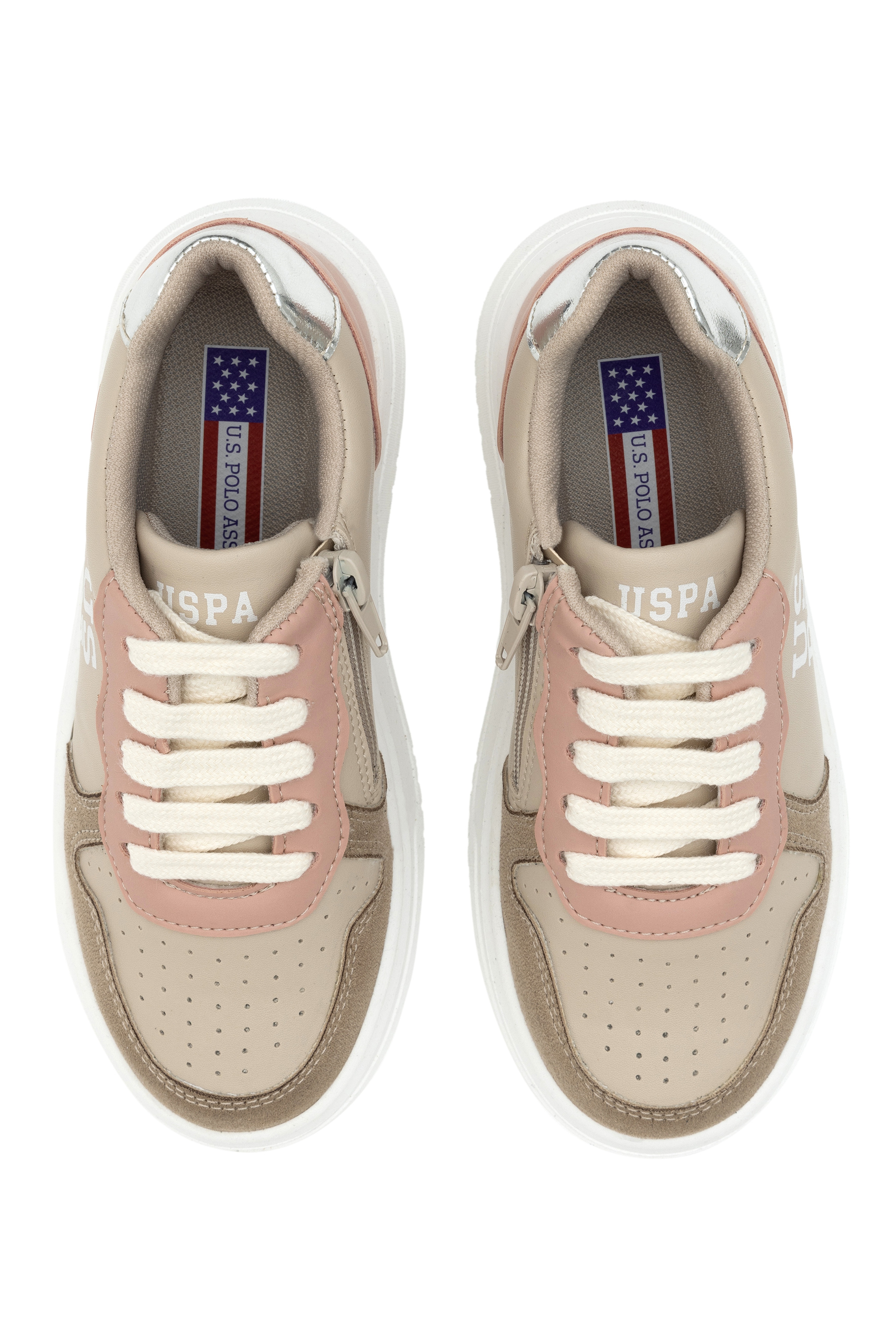 Kız Çocuk Bej Sneaker Ayakkabı - Image 6