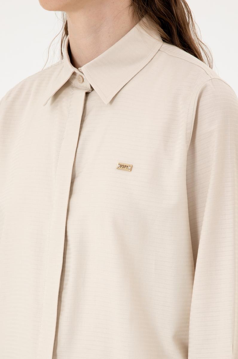 Kadın Taş Uzun Kollu Gömlek