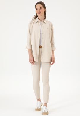 Kadın Taş Uzun Kollu Gömlek - 50299331014