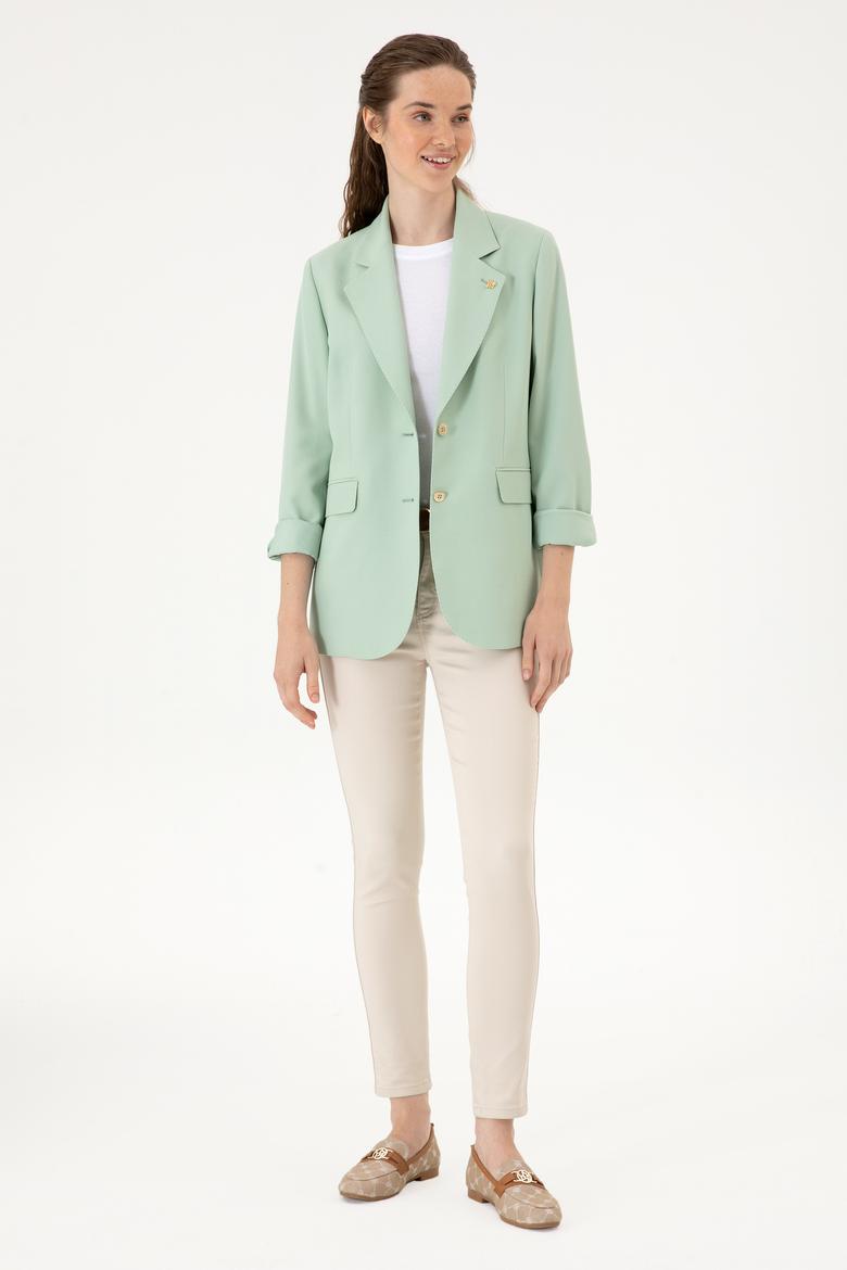 Kadın Su Yeşili Ceket - 50301164066