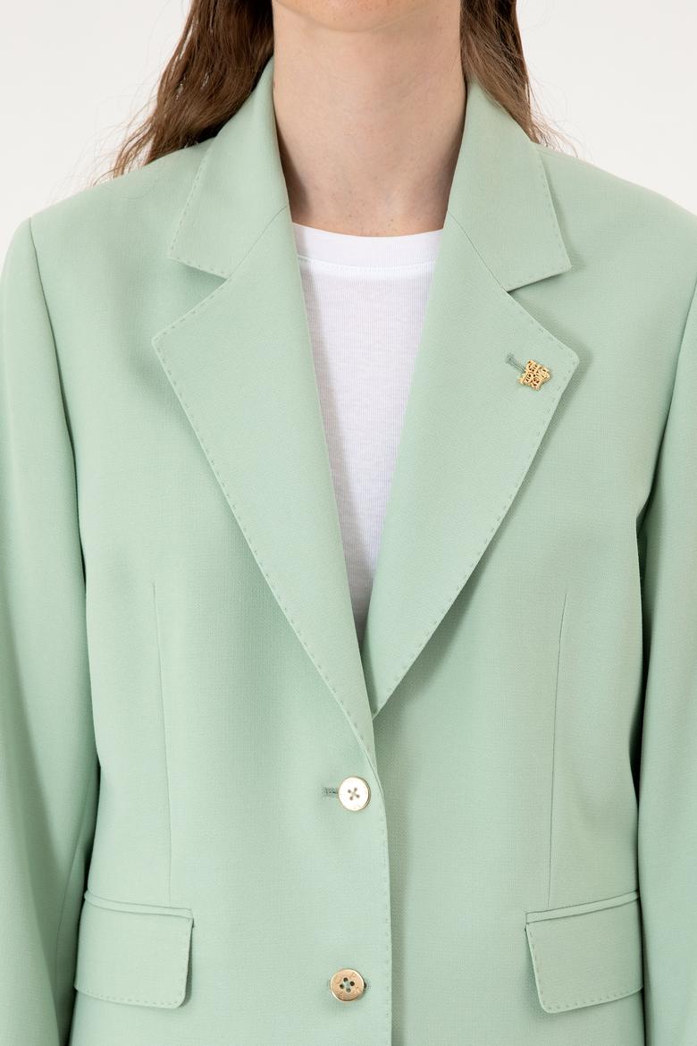 Kadın Su Yeşili Ceket - 50301164066