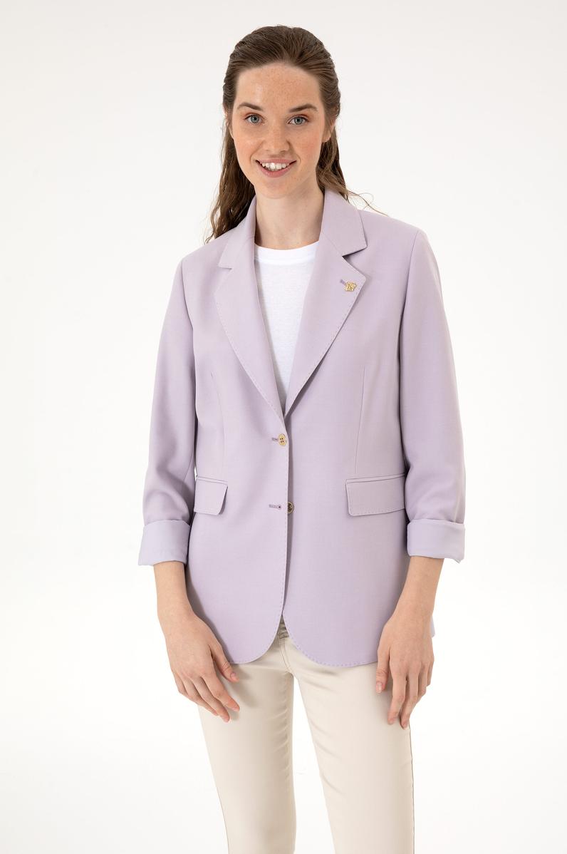 Kadın Lila Ceket