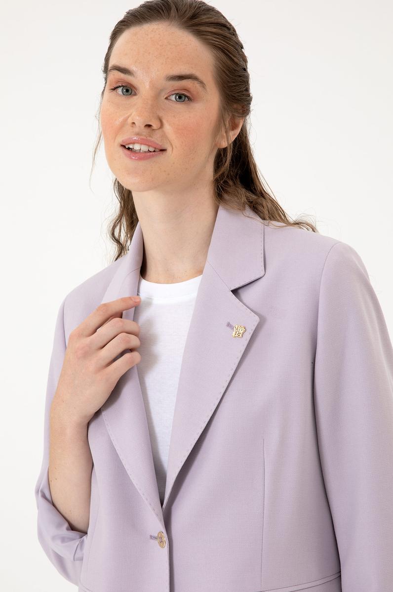 Kadın Lila Ceket