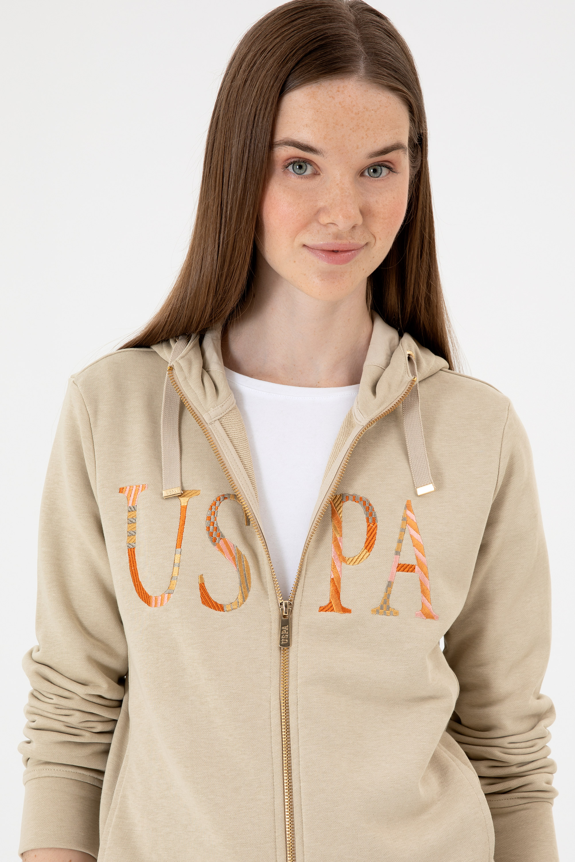 سویشرت هودی رگولار هودی زنانه یو اس پولو | U.S. Polo Assn. - تصویر 2