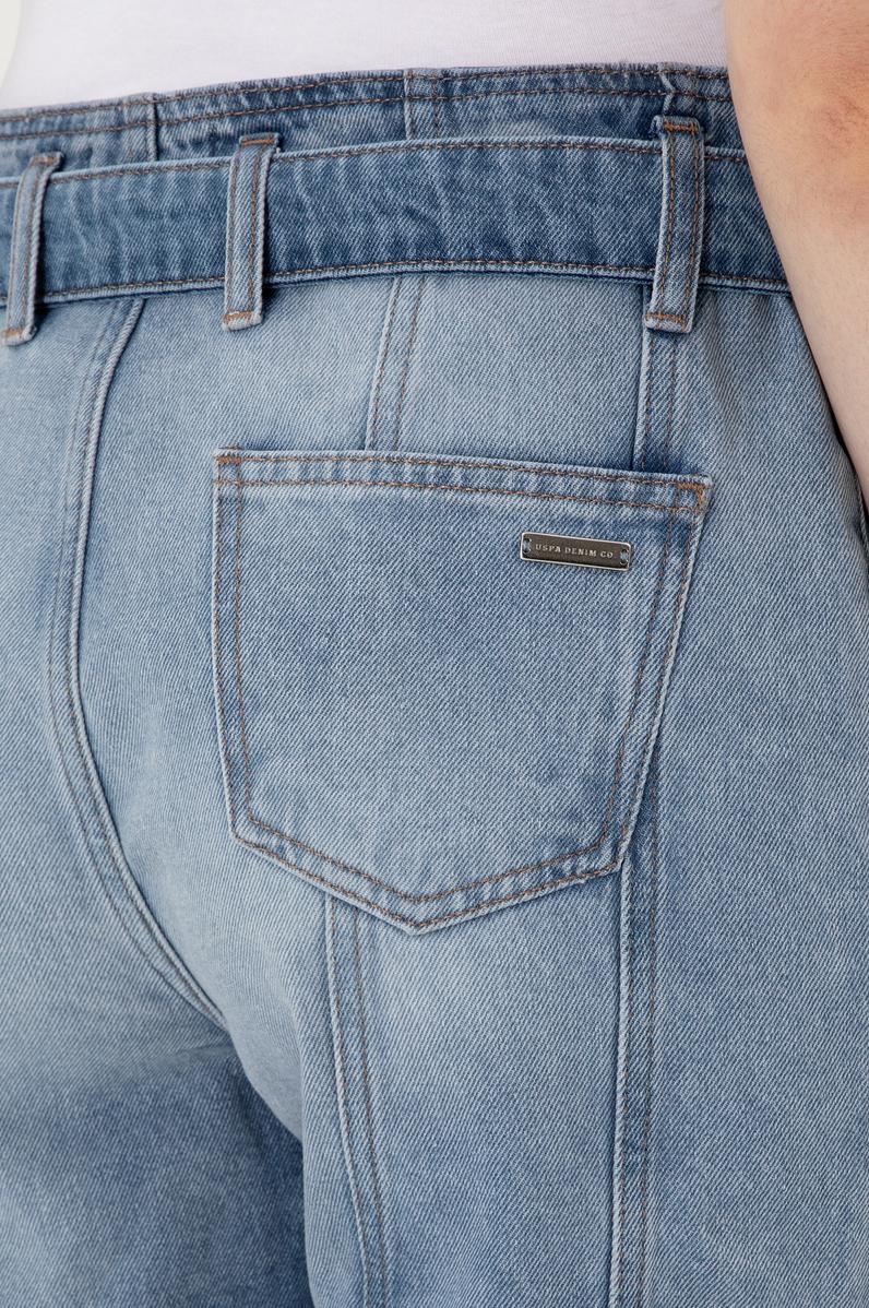 Kadın Açık Mavi Jean Şort