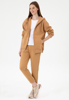 Kadın Camel Şardonlu Jogger Eşofman Altı - 50313581015