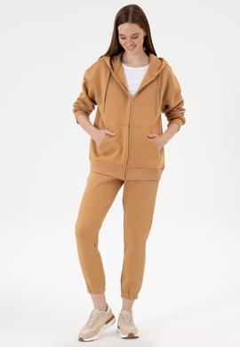 Kadın Camel Şardonlu Jogger Eşofman Altı - 50313581015