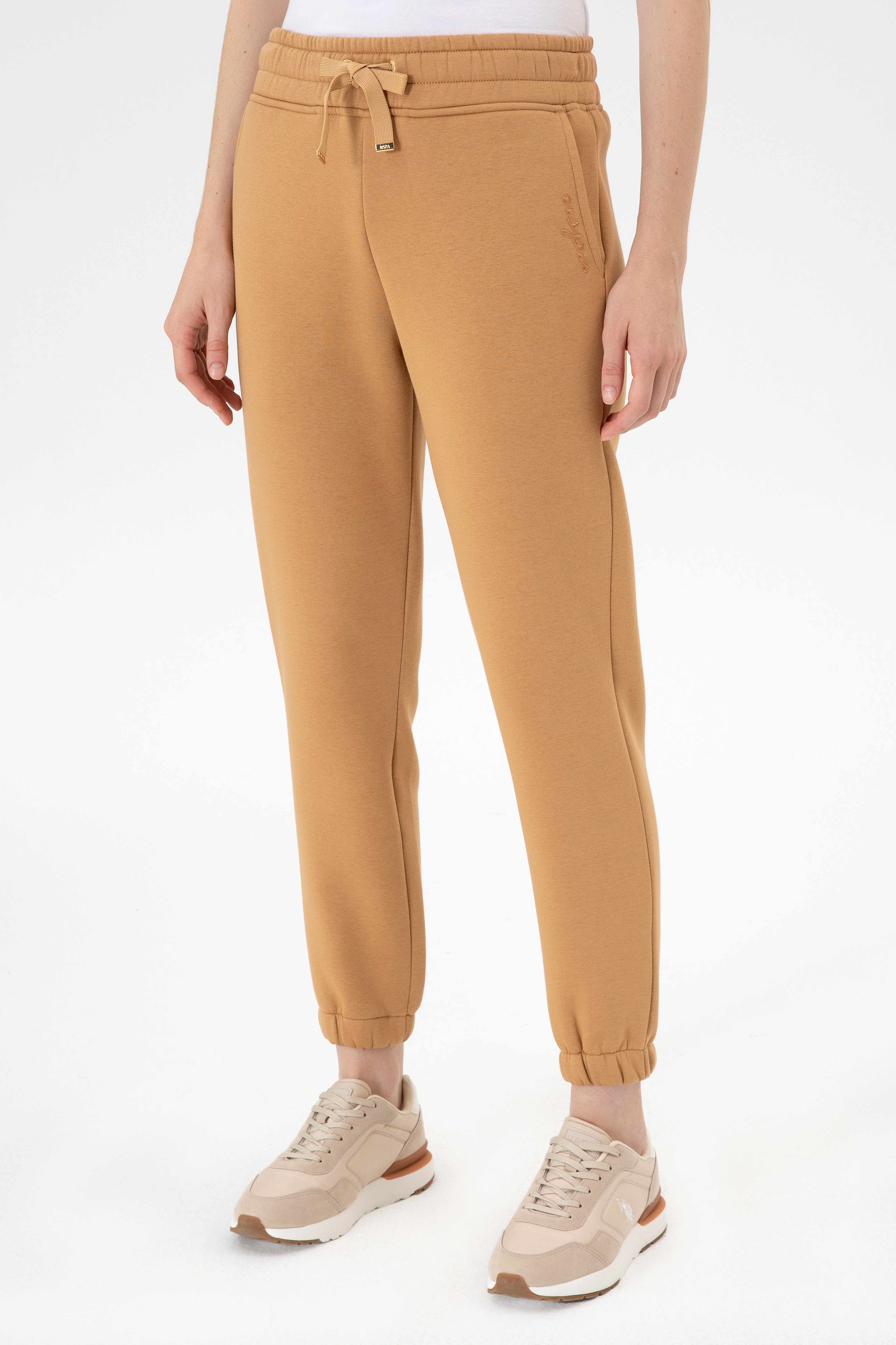 Kadın Camel Şardonlu Jogger Eşofman Altı - Image 2