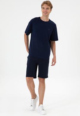 Erkek Lacivert Örme Şort - 50307310007