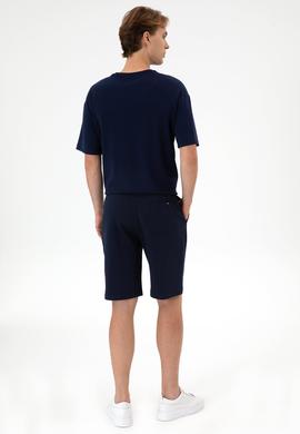Erkek Lacivert Örme Şort - 50307310007