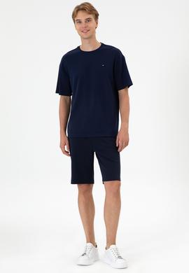 Erkek Lacivert Örme Şort - 50307310007