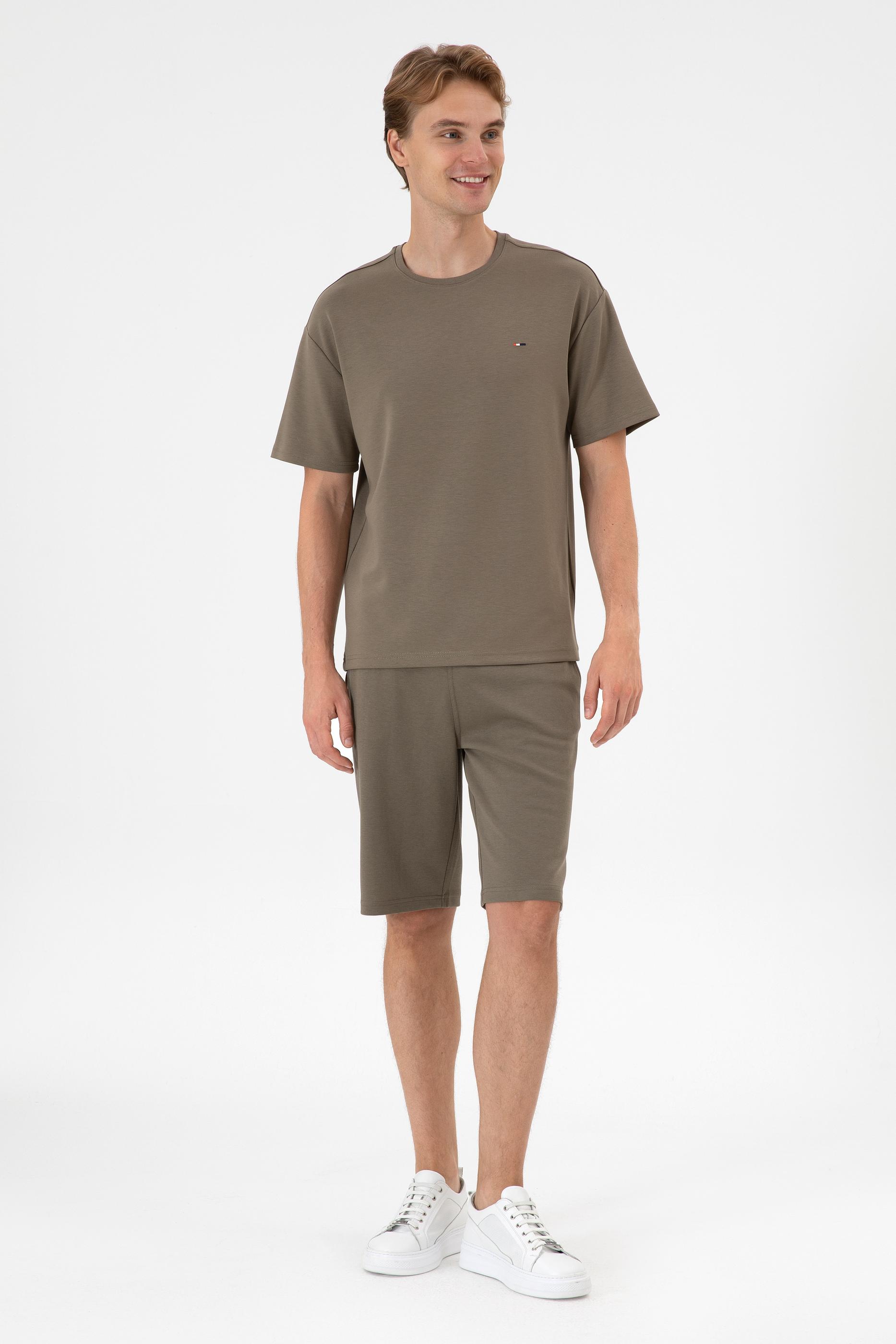 Erkek Vizon Örme Şort