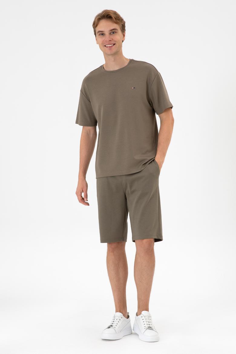 Erkek Vizon Örme Şort