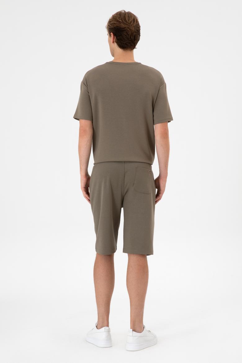 Erkek Vizon Örme Şort - 50307310047