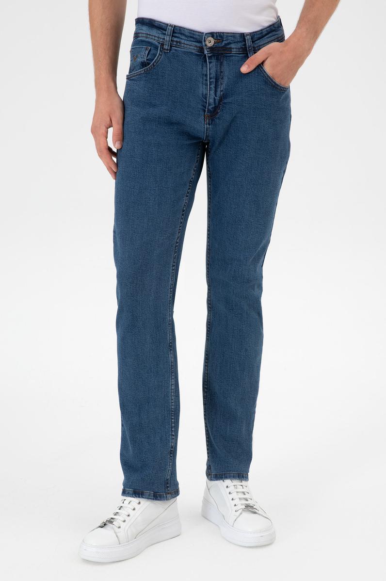Erkek Mavi Jean Pantolon