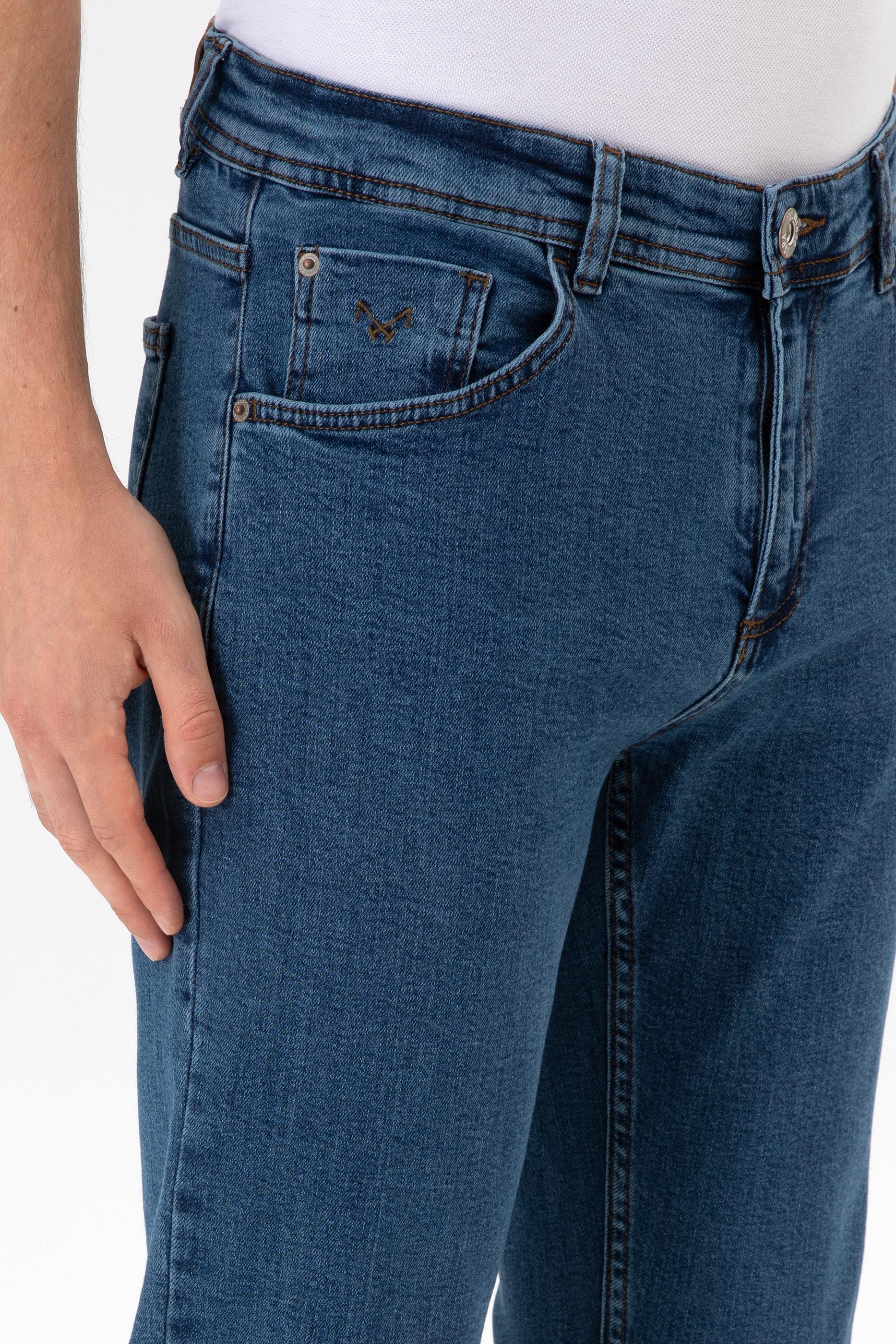 Erkek Mavi Jean Pantolon