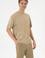 Erkek Comfort Fit Bisiklet Yaka Haki Yıkamalı Tişört