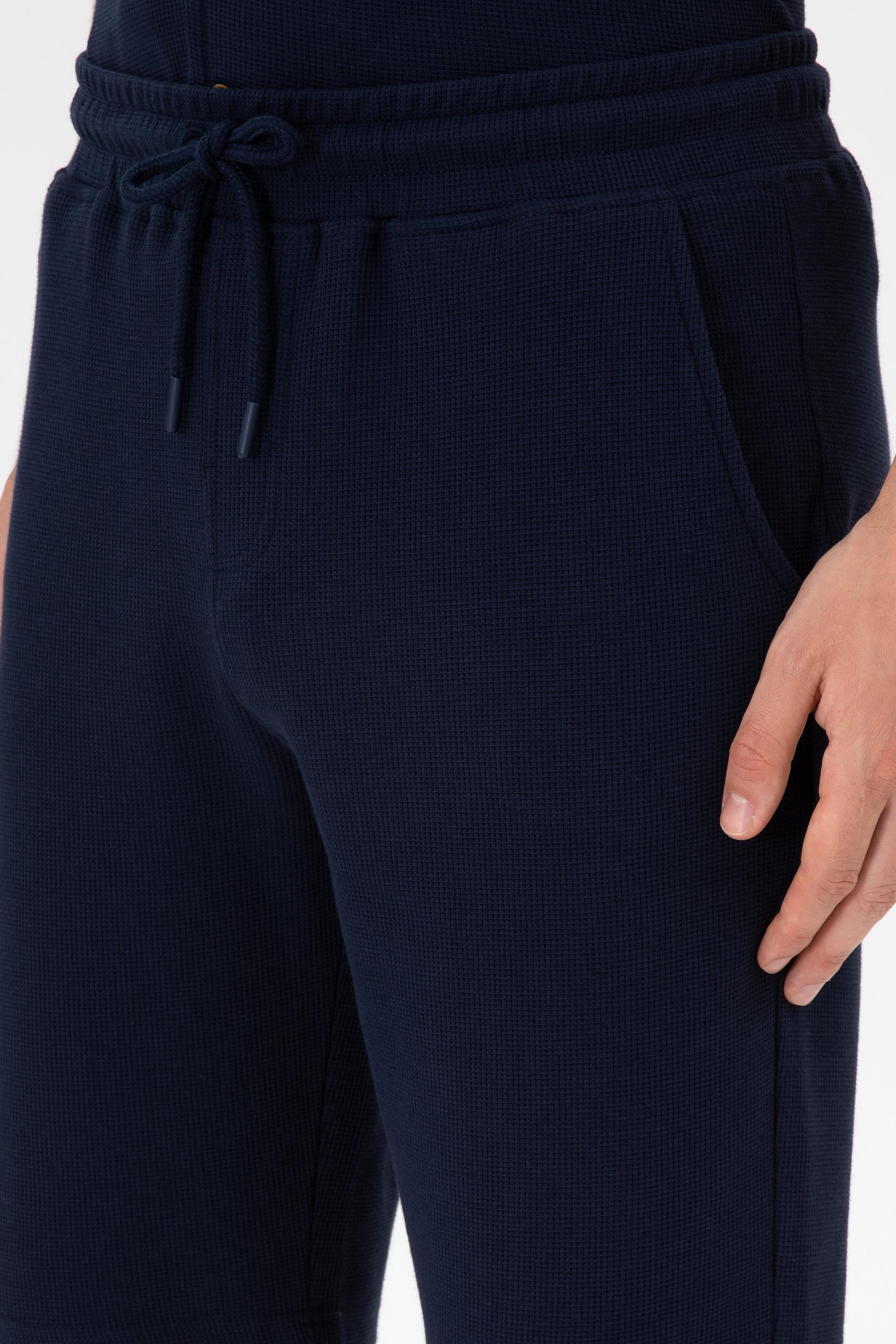 Erkek Lacivert Örme Şort