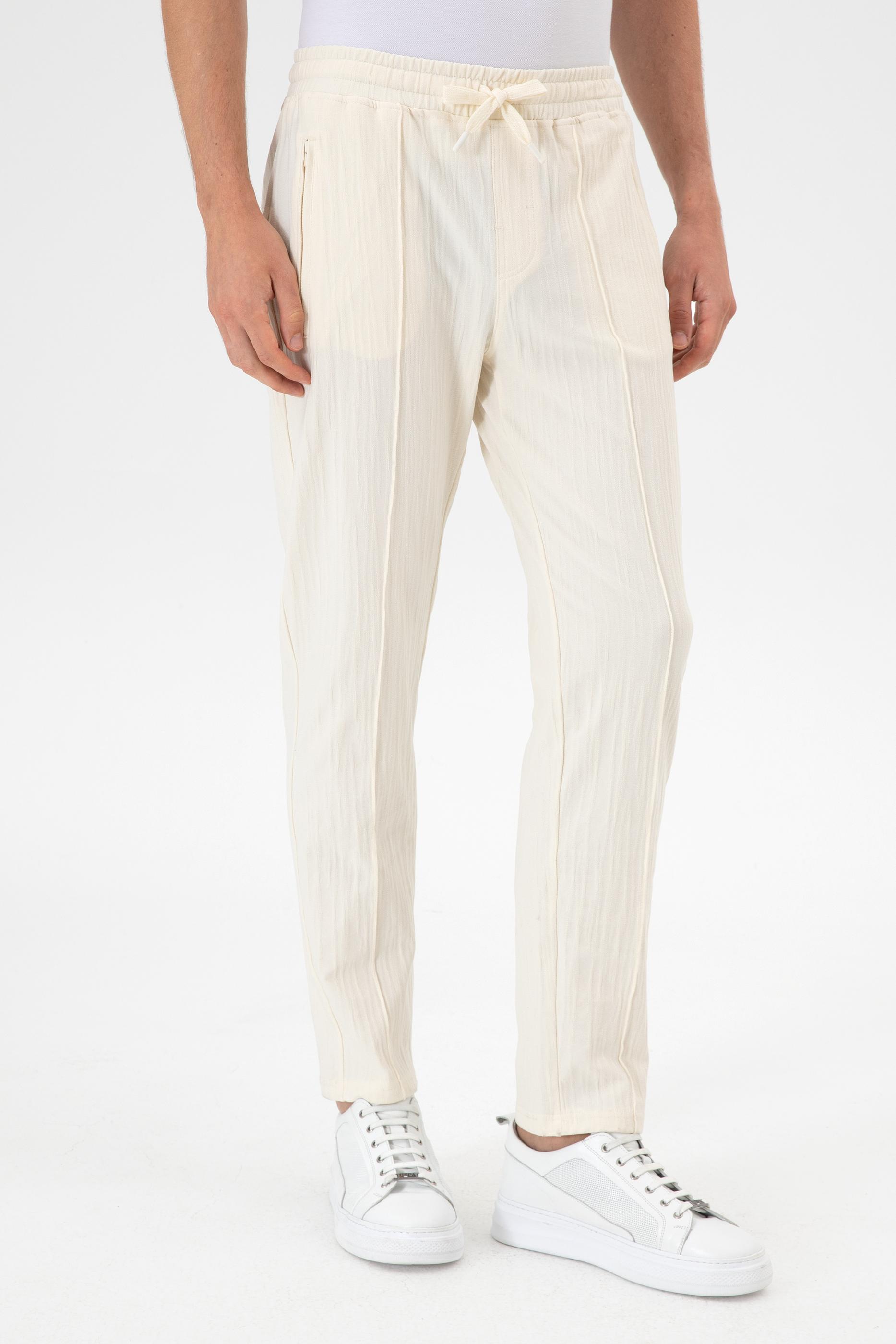 Erkek Krem Eşofman Altı