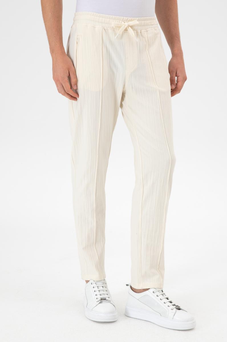 Erkek Krem Eşofman Altı