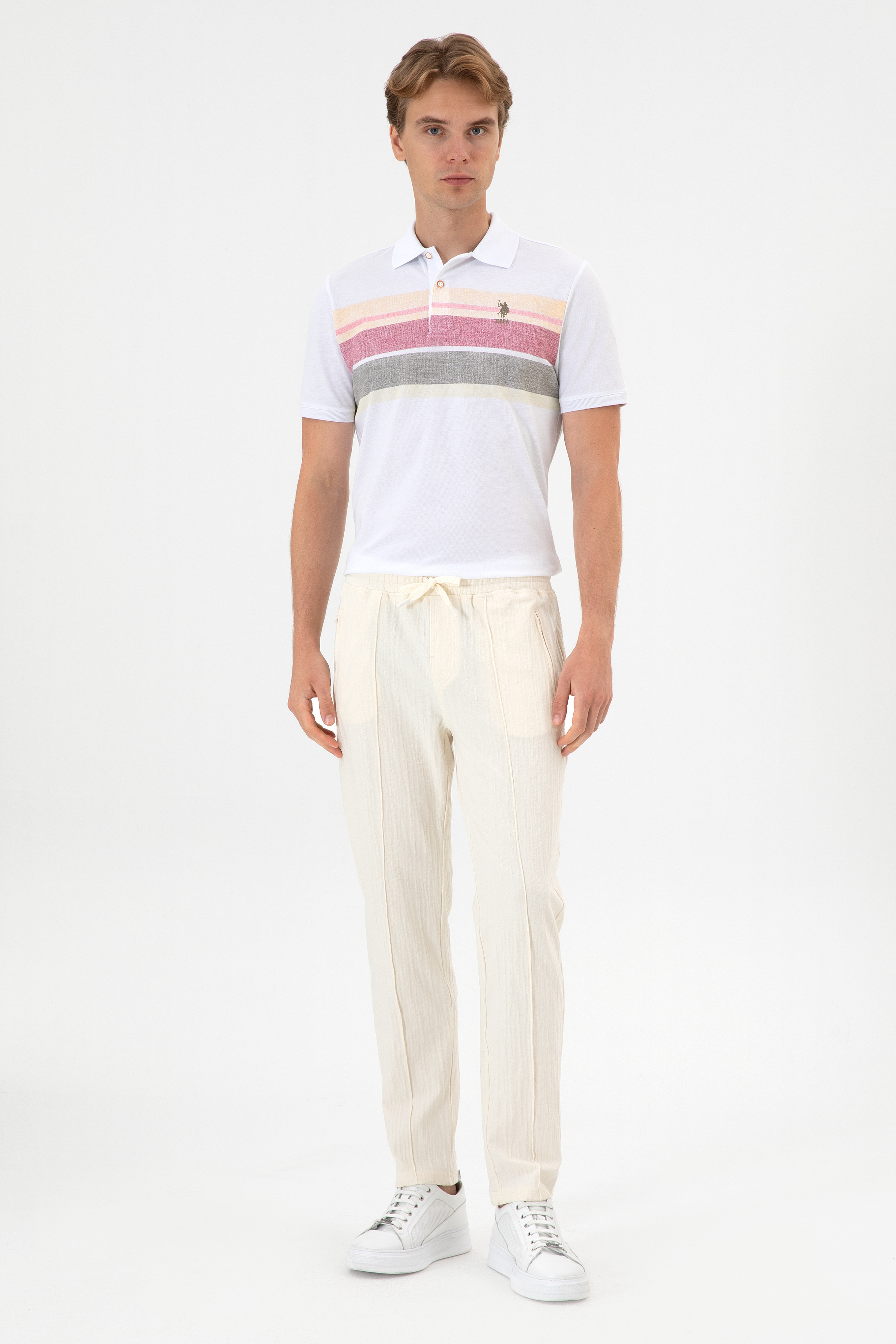Erkek Krem Eşofman Altı - Image 1