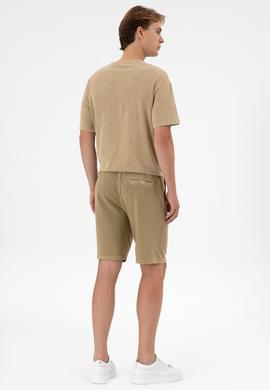 Erkek Haki Örme Şort - 50306976026